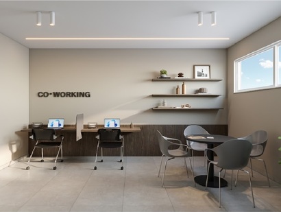 Coworking moderno – Portal Torres de Áries BRZ