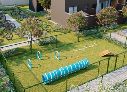 Pet place com bicicletário – Portal Torres de Áries